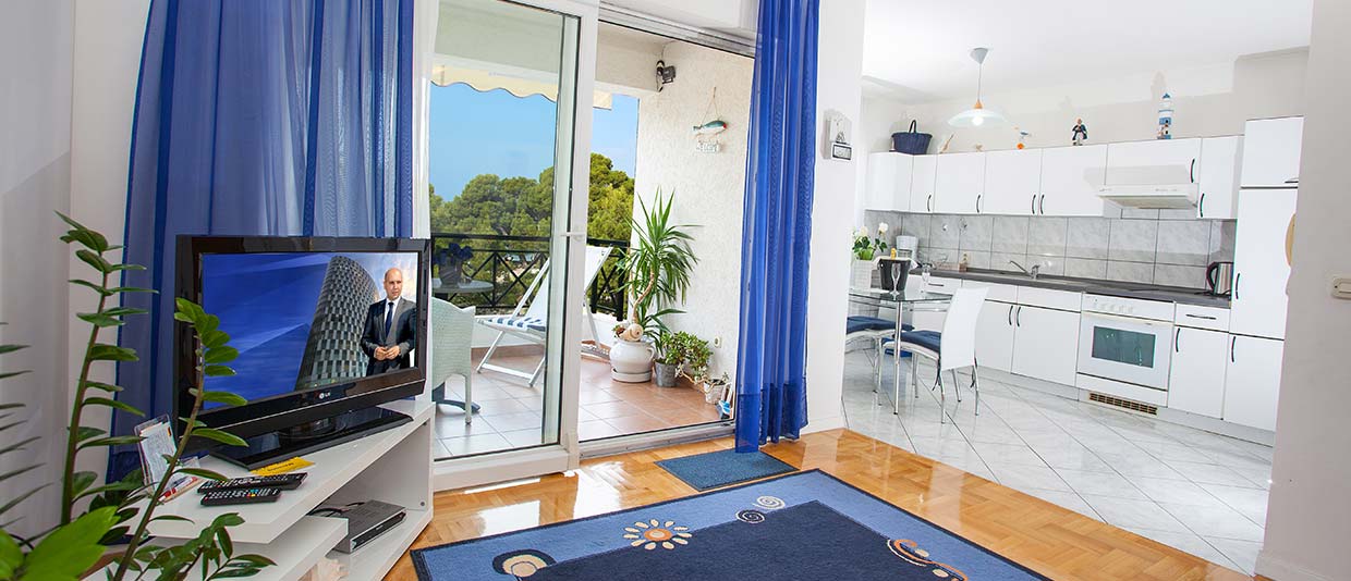 Zakwaterowanie w Chorwacji - Makarska Apartamenty przy plaży - Vesela A1