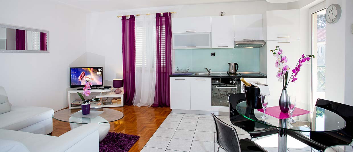 Zakwaterowanie w Chorwacji - Makarska Apartamenty przy plaży Vesela A2